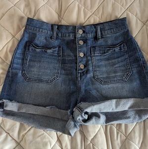 Madewell Button-Up Jean Shorts